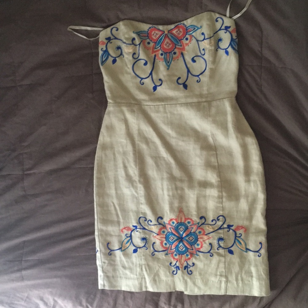 Banana Republic Beige Sun Dress